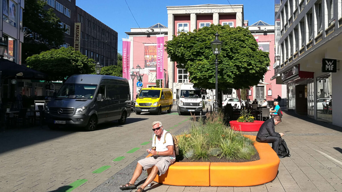 foto of tactical urbanism installations for Essen European Green Capital 2017