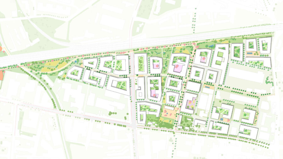 LAND Germany Max-Becker-Areal competition design