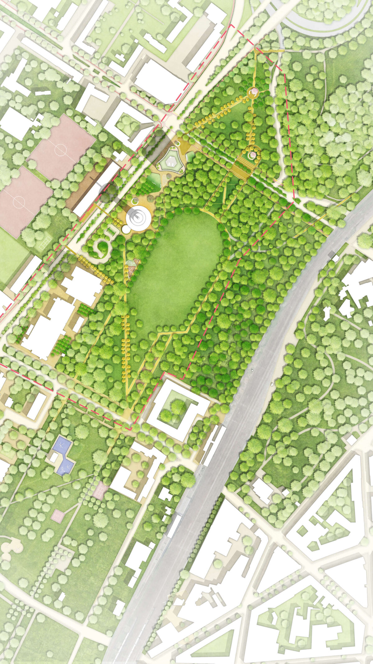 LAND Germany Colonius Nord competition site plan