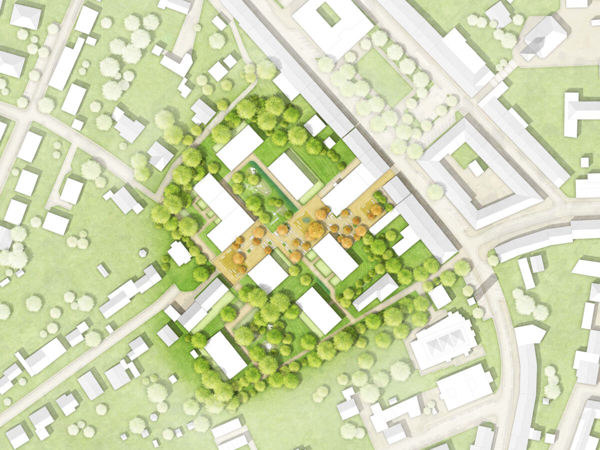 LAND Germany Wuppertal Bandwirkerquartier competition design site plan