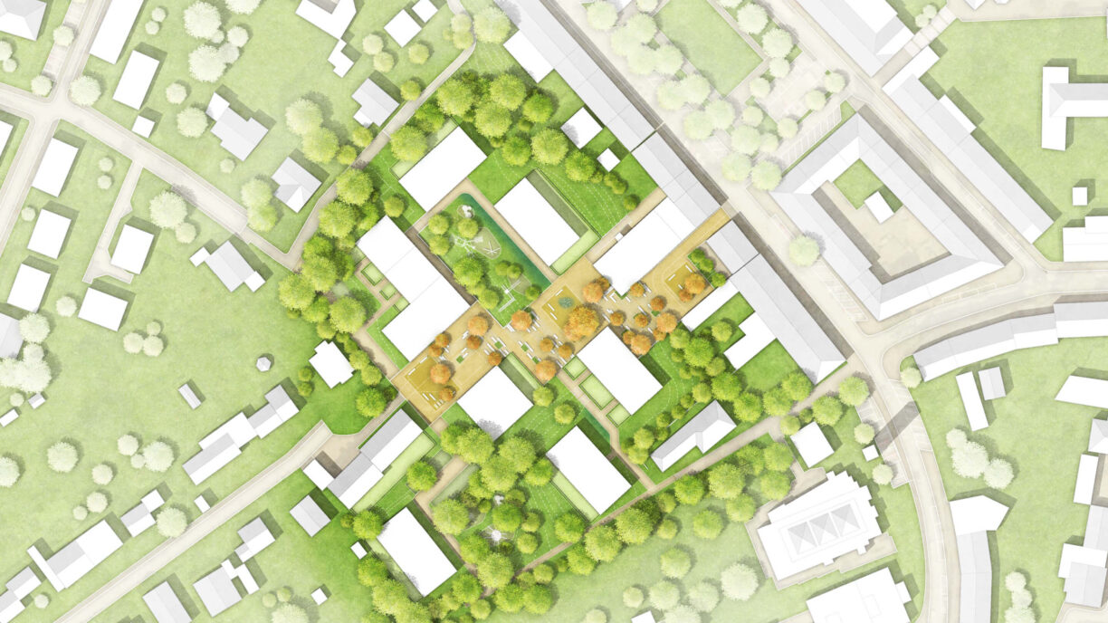 LAND Germany Wuppertal Bandwirkerquartier competition design site plan