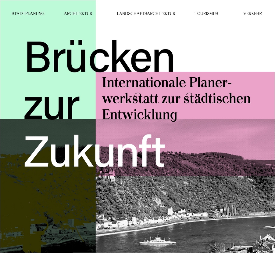 Poster of the Symposium Brücken zur Zukunft