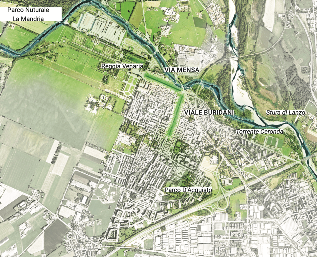 masterplan venaria reale for LAND's intervention