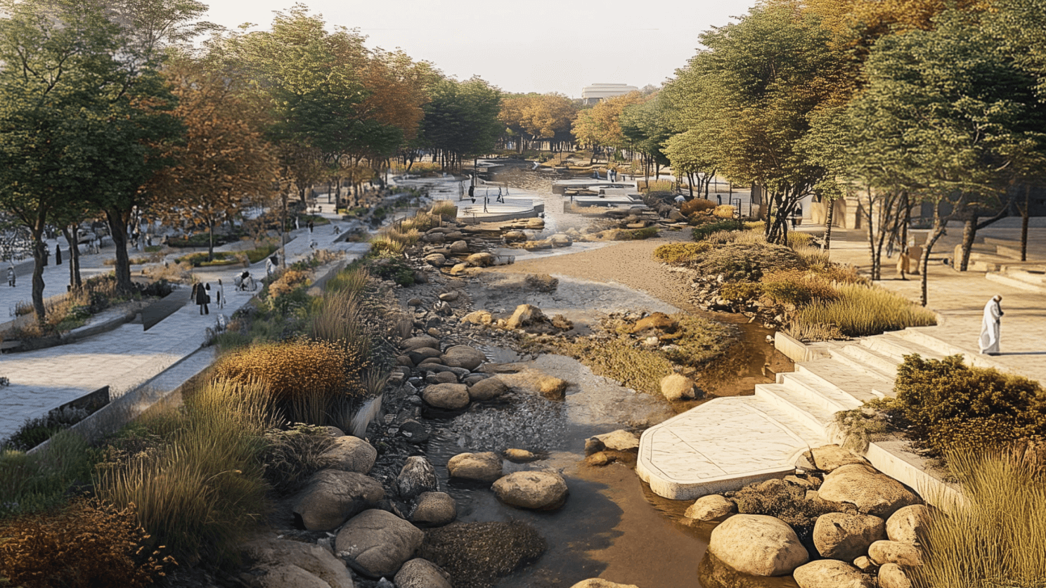 A Wadi with water